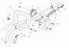 Toro 51641 (TC 1000) - TC 1000 Gas Trimmer, 1986 (6000001-6999999) Ersatzteile HANDLE ASSEMBLY