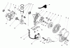 Toro 51642 (TC 2000) - TC 2000 Gas Trimmer, 1986 (6000001-6999999) Ersatzteile RECOIL & CRANKCASE ASSEMBLY