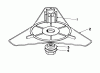 Toro 51642 (TC 2000) - TC 2000 Gas Trimmer, 1987 (7000001-7999999) Ersatzteile FLEX BLADE KIT 44-9870 (OPTIONAL)