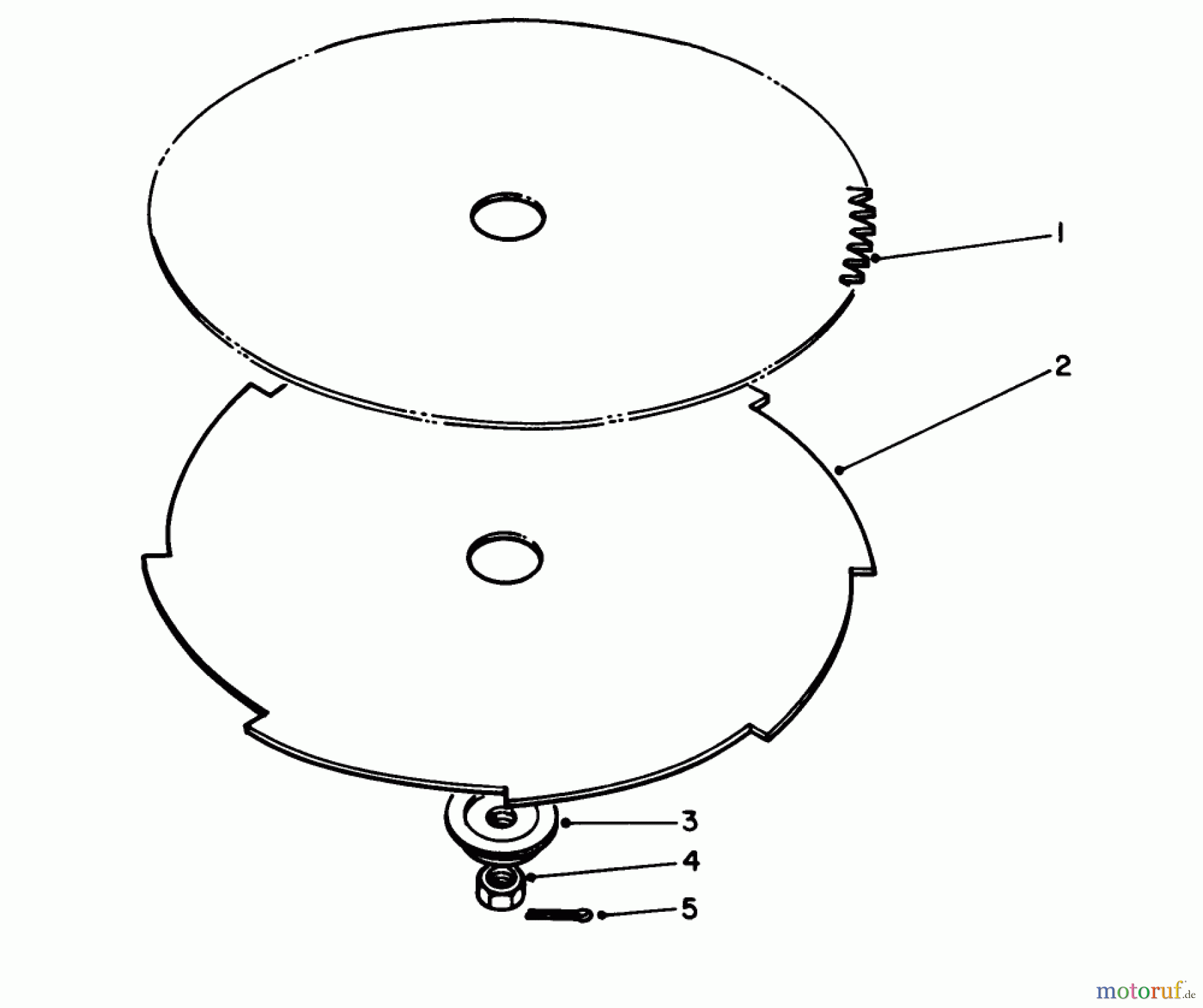 Toro Neu Trimmers, String/Brush 51643 (TC 3000) - Toro TC 3000 Gas Trimmer, 1986 (6000001-6999999) SAW BLADE AND BRUSH BLADE (OPTIONAL)