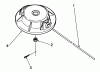 Toro 51643 (TC 3000) - TC 3000 Gas Trimmer, 1987 (7000001-7999999) Ersatzteile FIXED LINE HEAD (OPTIONAL) #1