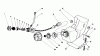 Toro 51643 (TC 3000) - TC 3000 Gas Trimmer, 1987 (7000001-7999999) Ersatzteile FUEL TANK ASSEMBLY