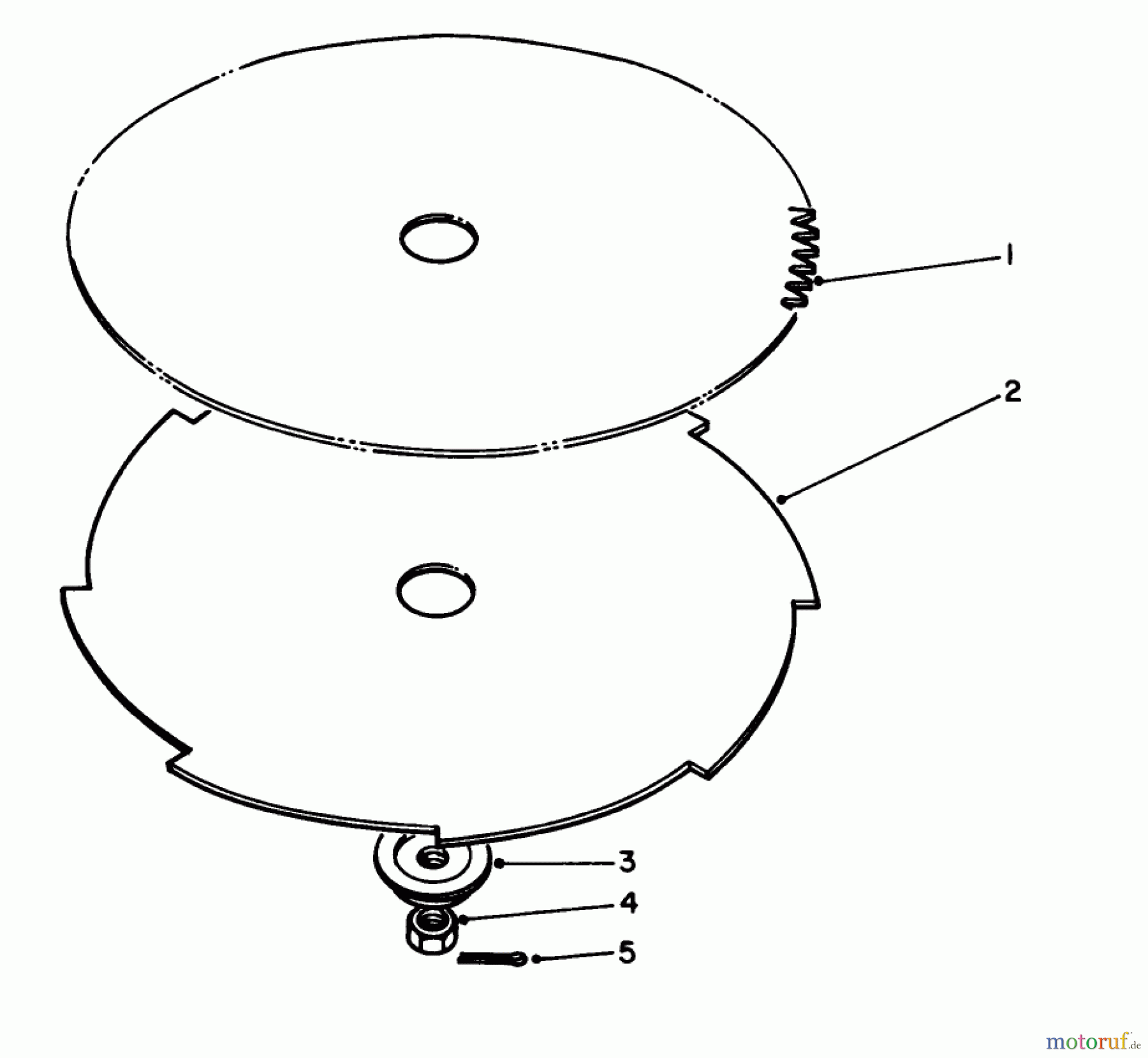  Toro Neu Trimmers, String/Brush 51643 (TC 3000) - Toro TC 3000 Gas Trimmer, 1987 (7000001-7999999) SAW BLADE AND BRUSH BLADE (OPTIONAL)