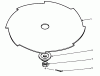 Toro 51644 (TC 4000) - TC 4000 Gas Trimmer, 1985 (5000001-5999999) Ersatzteile METAL BLADE ADAPTER KIT (OPTIONAL)