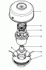 Toro 51644 (TC 4000) - TC 4000 Gas Trimmer, 1985 (5000001-5999999) Ersatzteile TAP & TRIM HEAD NO. 41-6220 (OPTIONAL)