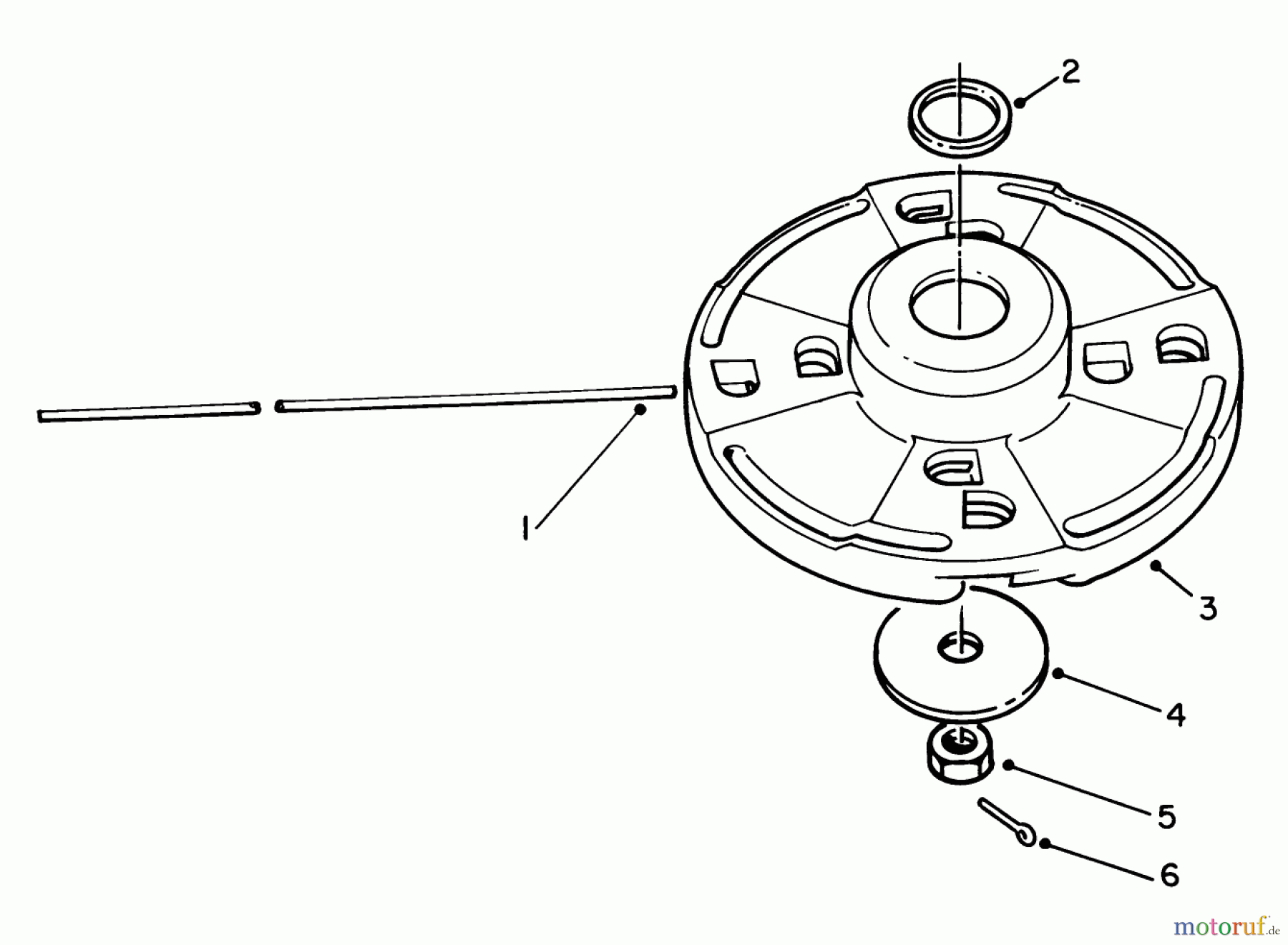  Toro Neu Trimmers, String/Brush 51644 (TC 4000) - Toro TC 4000 Gas Trimmer, 1986 (6000001-6999999) FIXED LINE HEAD (OPTIONAL) #1