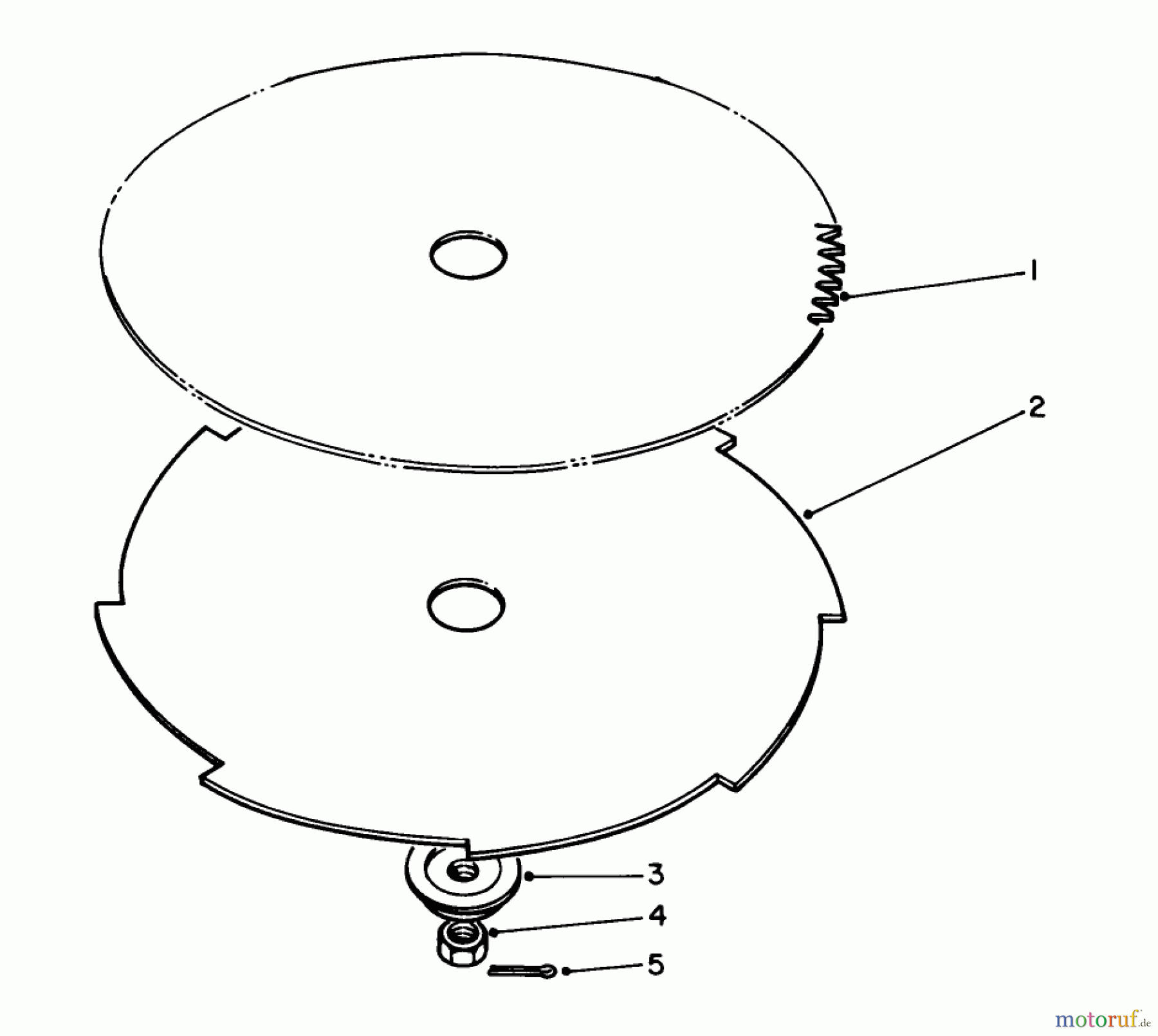  Toro Neu Trimmers, String/Brush 51644 (TC 4000) - Toro TC 4000 Gas Trimmer, 1986 (6000001-6999999) SAW BLADE AND BRUSH BLADE (OPTIONAL)