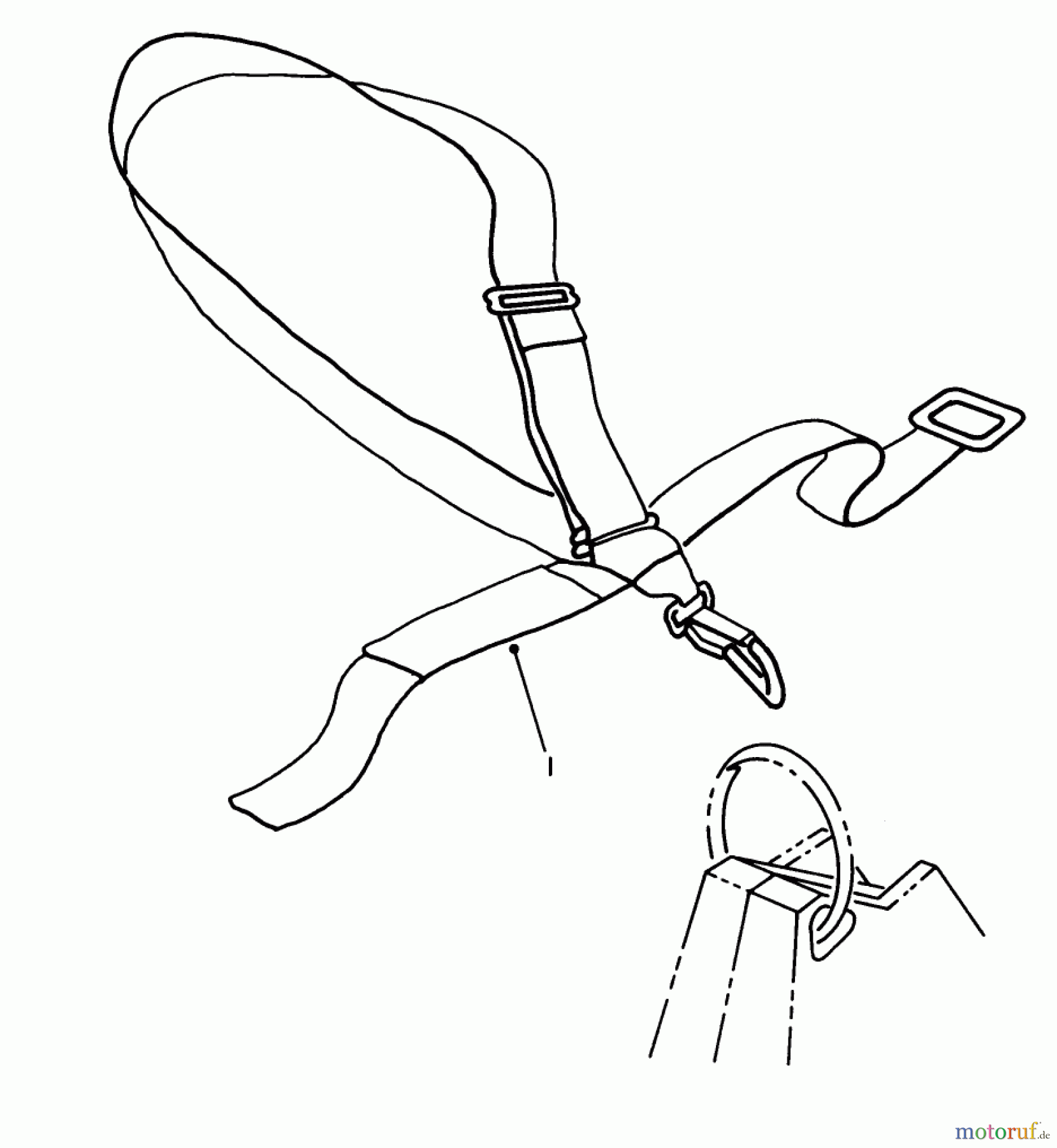  Toro Neu Trimmers, String/Brush 51644 (TC 4000) - Toro TC 4000 Gas Trimmer, 1987 (7000001-7999999) DELUXE SHOULDER BELT HARNESS (OPTIONAL)
