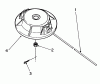 Toro 51644 (TC 4000) - TC 4000 Gas Trimmer, 1987 (7000001-7999999) Ersatzteile FIXED LINE HEAD (OPTIONAL) #2