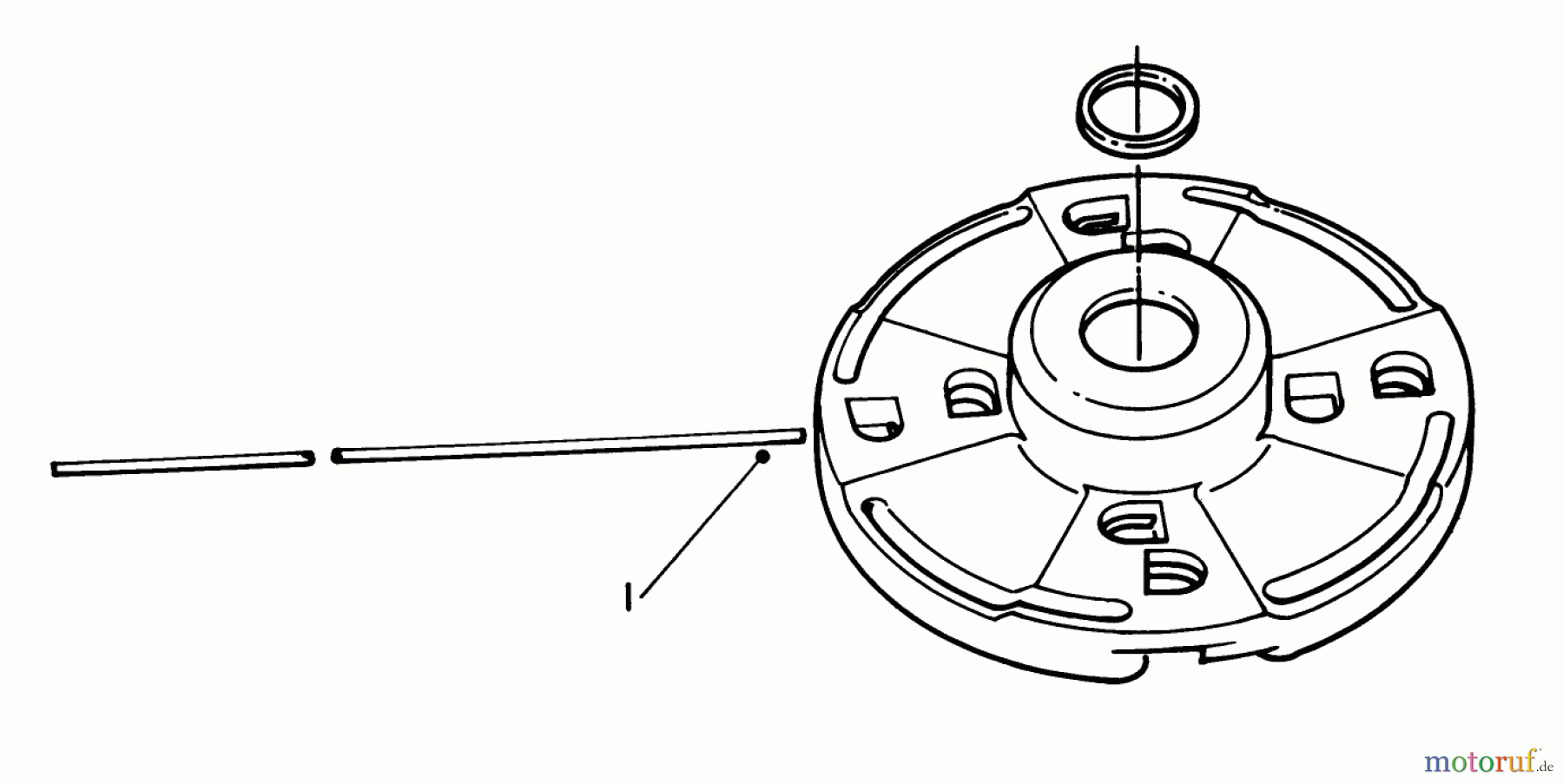 Toro Neu Trimmers, String/Brush 51645 (TC 5000) - Toro TC 5000 Gas Trimmer, 1985 (5000001-5999999) FIXED LINE HEAD NO. 46-2810 (OPTIONAL)