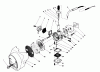 Toro 51645 (TC 5000) - TC 5000 Gas Trimmer, 1986 (6000001-6999999) Ersatzteile CARBURETOR & AIR CLEANER ASSEMBLY