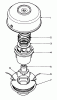Toro 51645 (TC 5000) - TC 5000 Gas Trimmer, 1986 (6000001-6999999) Ersatzteile DUAL LINE TAP & TRIM HEAD NO. 46-2800 (OPTIONAL)