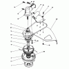 Toro 51645 (TC 5000) - TC 5000 Gas Trimmer, 1986 (6000001-6999999) Ersatzteile TRIMMER HEAD & GEAR BOX ASSEMBLY