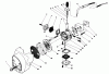 Toro 51645 (TC 5000) - TC 5000 Gas Trimmer, 1987 (7000001-7999999) Ersatzteile CARBURETOR & AIR CLEANER ASSEMBLY