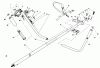 Toro 51645 (TC 5000) - TC 5000 Gas Trimmer, 1987 (7000001-7999999) Ersatzteile HANDLE ASSEMBLY