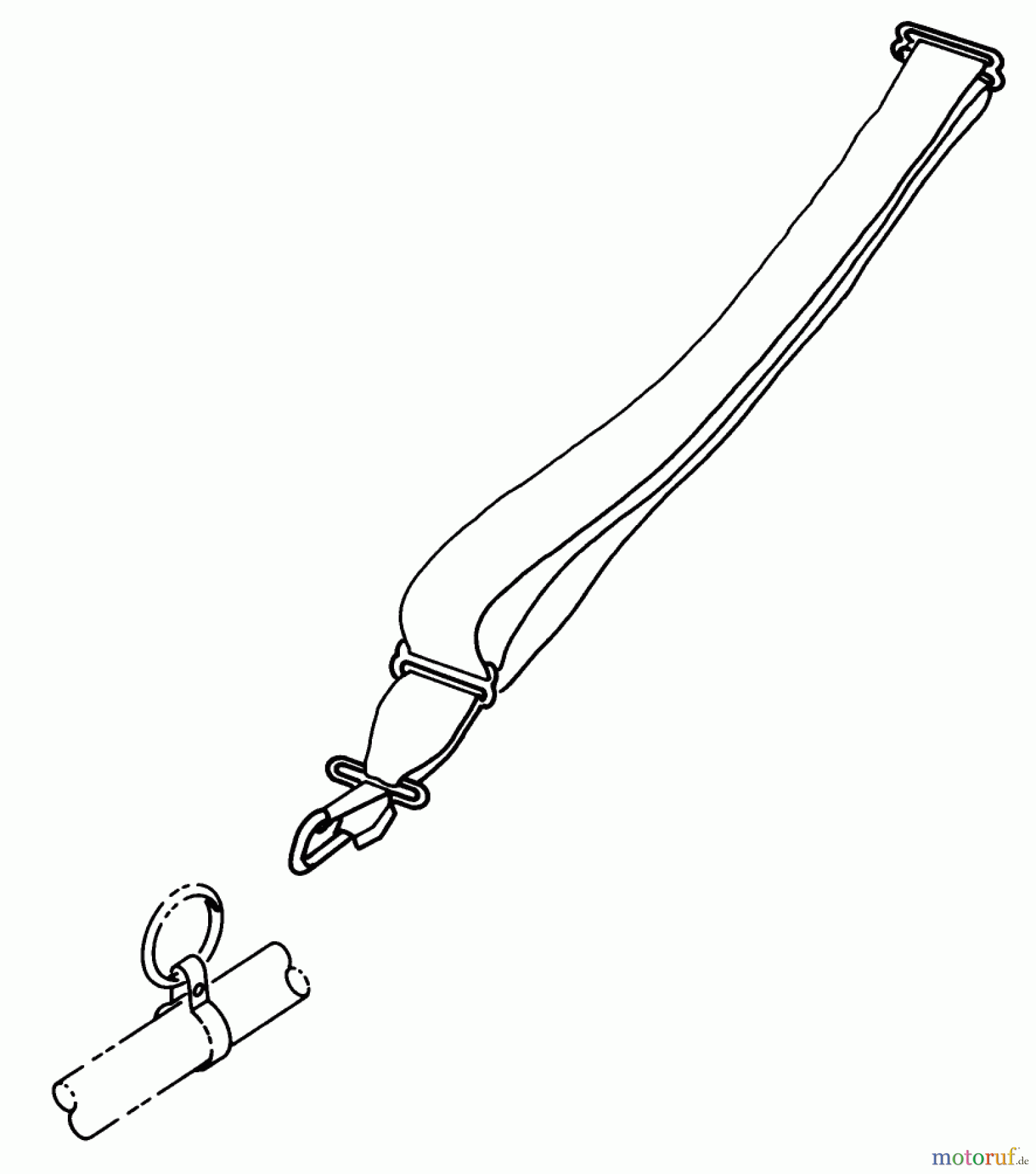 Toro Neu Trimmers, String/Brush 51645 (TC 5000) - Toro TC 5000 Gas Trimmer, 1987 (7000001-7999999) SHOULDER HARNESS (OPTIONAL)