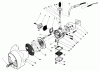 Toro 51645V (TC 5000) - TC 5000 Gas Trimmer, 1991 (1000001-1999999) Ersatzteile CARBURETOR & AIR CLEANER ASSEMBLY