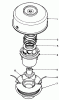 Toro 51645V (TC 5000) - TC 5000 Gas Trimmer, 1991 (1000001-1999999) Ersatzteile DUAL LINE TAP & TRIM HEAD NO. 46-2800 (OPTIONAL)