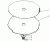 Toro 51645V (TC 5000) - TC 5000 Gas Trimmer, 1991 (1000001-1999999) Ersatzteile SAW BLADE AND BRUSH BLADE (OPTIONAL)