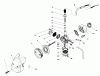 Toro 51650 (TC 3100) - TC 3100 Gas Trimmer, 1989 (9000001-9999999) Ersatzteile CARBURETOR & AIR CLEANER ASSEMBLY
