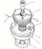 Toro 51650 (TC 3100) - TC 3100 Gas Trimmer, 1989 (9000001-9999999) Ersatzteile MANUAL FEED HEAD ASSEMBLY NO. 57-5670 (OPTIONAL)