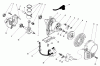 Toro 51650 (TC 3100) - TC 3100 Gas Trimmer, 1989 (9000001-9999999) Ersatzteile RECOIL & CRANKSHAFT ASSEMBLY