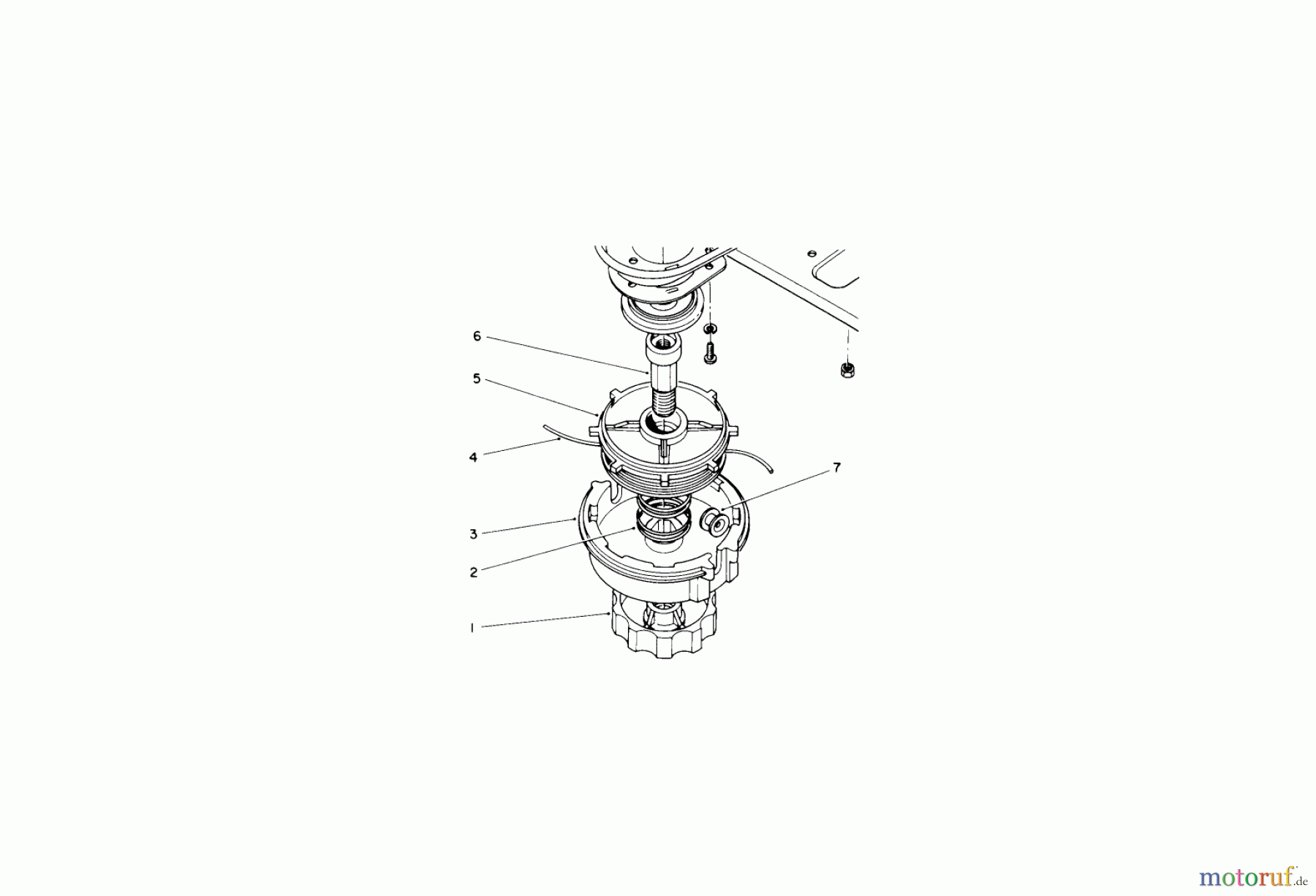  Toro Neu Trimmers, String/Brush 51655 (TC 3110) - Toro TC 3110 Gas Trimmer, 1990 (0000001-0999999) DUEL LINE TRIMMER HEAD NO. 57-5450 (OPTIONAL)
