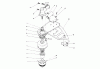Toro 51655 (TC 3110) - TC 3110 Gas Trimmer, 1991 (1000001-1999999) Ersatzteile CUTTER HEAD & GEAR BOX ASSEMBLY