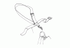 Toro 51655 (TC 3110) - TC 3110 Gas Trimmer, 1991 (1000001-1999999) Ersatzteile DELUXE SHOULDER/WAIST BELT HARNESS (OPTIONAL)