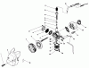 Toro 51660 (TC 3500) - TC 3500 Gas Trimmer, 1991 (1000001-1999999) Ersatzteile CARBURETOR & AIR CLEANER ASSEMBLY