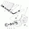 Toro 51660 (TC 3500) - TC 3500 Gas Trimmer, 1991 (1000001-1999999) Ersatzteile FUEL TANK ASSEMBLY