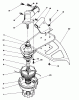Toro 51660 (TC 3500) - TC 3500 Gas Trimmer, 1991 (1000001-1999999) Ersatzteile TRIMMER HEAD & GEAR BOX ASSEMBLY
