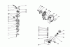 Toro 51665 (TC 3510) - TC 3510 Gas Trimmer, 1990 (0000001-0999999) Ersatzteile ENGINE ASSEMBLY #3