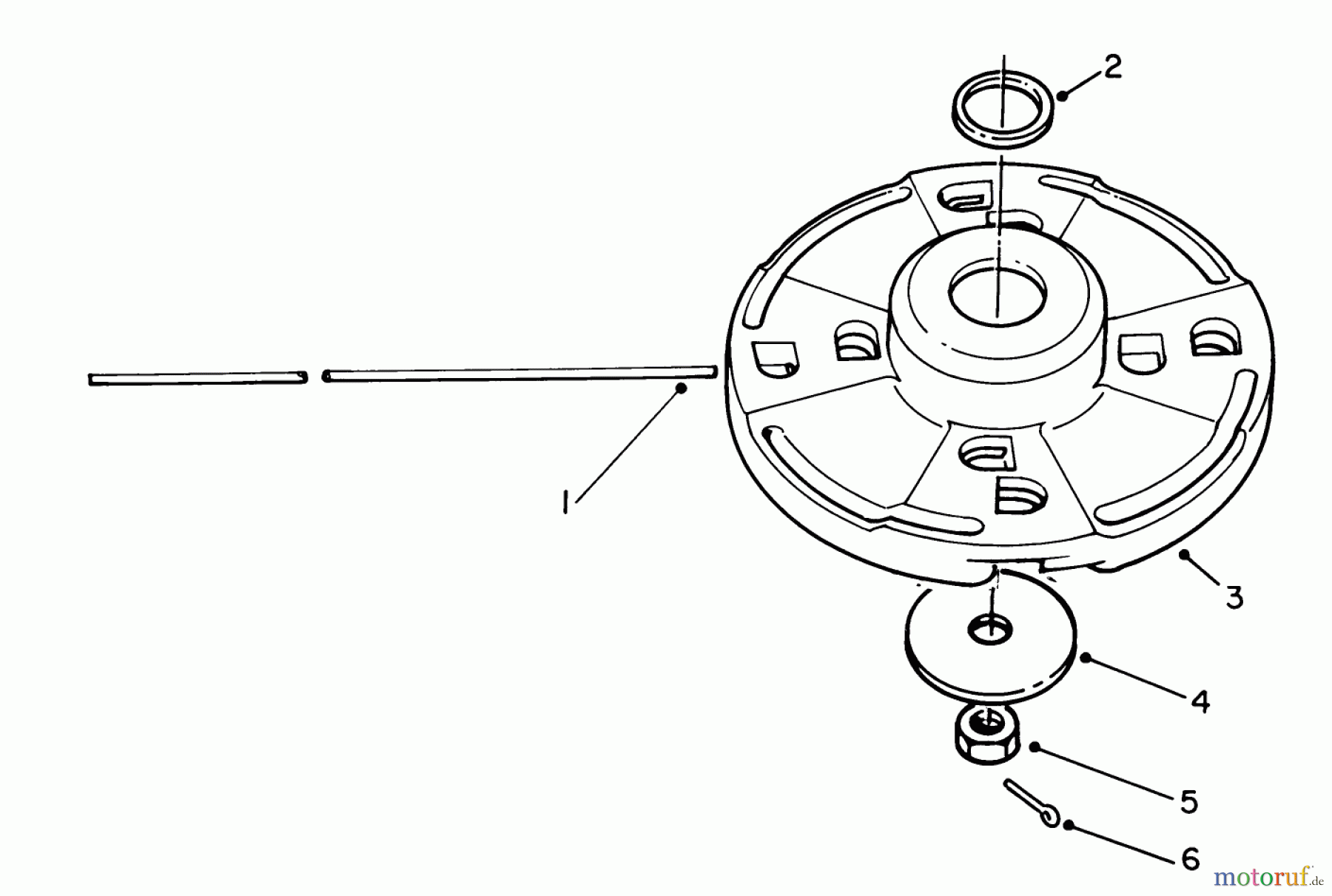 Toro Neu Trimmers, String/Brush 51665 (TC 3510) - Toro TC 3510 Gas Trimmer, 1990 (0000001-0999999) FIXED LINE HEAD (OPTIONAL) #2