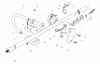 Toro 51665 (TC 3510) - TC 3510 Gas Trimmer, 1990 (0000001-0999999) Ersatzteile HANDLE ASSEMBLY