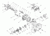 Toro 51665 (TC 3510) - TC 3510 Gas Trimmer, 1991 (1000001-1999999) Ersatzteile ENGINE ASSEMBLY #1