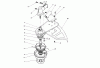 Toro 51675 (TC 5010) - TC 5010 Gas Trimmer, 1991 (1000001-1999999) Ersatzteile CUTTER HEAD & GEAR BOX ASSEMBLY