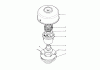 Toro 51675 (TC 5010) - TC 5010 Gas Trimmer, 1991 (1000001-1999999) Ersatzteile DUAL LINE BUMP & FEED CUTTER HEAD (OPTIONAL)