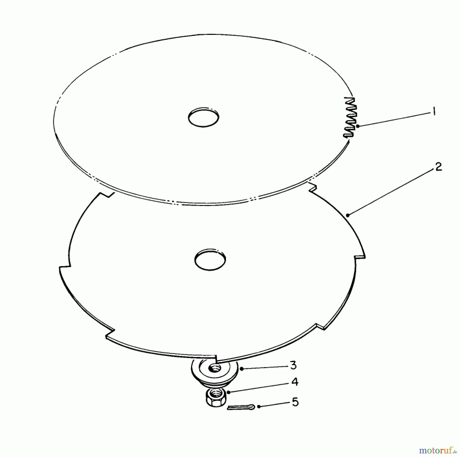  Toro Neu Trimmers, String/Brush 51675 (TC 5010) - Toro TC 5010 Gas Trimmer, 1992 (2000001-2999999) BLADE ACCESSORIES (OPTIONAL)