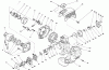 Toro 51675 (TC 5010) - TC 5010 Gas Trimmer, 1993 (39000001-39999999) Ersatzteile ENGINE ASSEMBLY #1