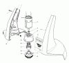 Toro 51720 - Trimmer, 1993 (3000001-3999999) Ersatzteile MOTOR AND HOUSING ASSEMBLY