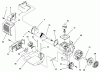 Toro 51916 - 16" Gas Trimmer, 1998 (89000001-89999999) Ersatzteile ENGINE ASSEMBLY #1