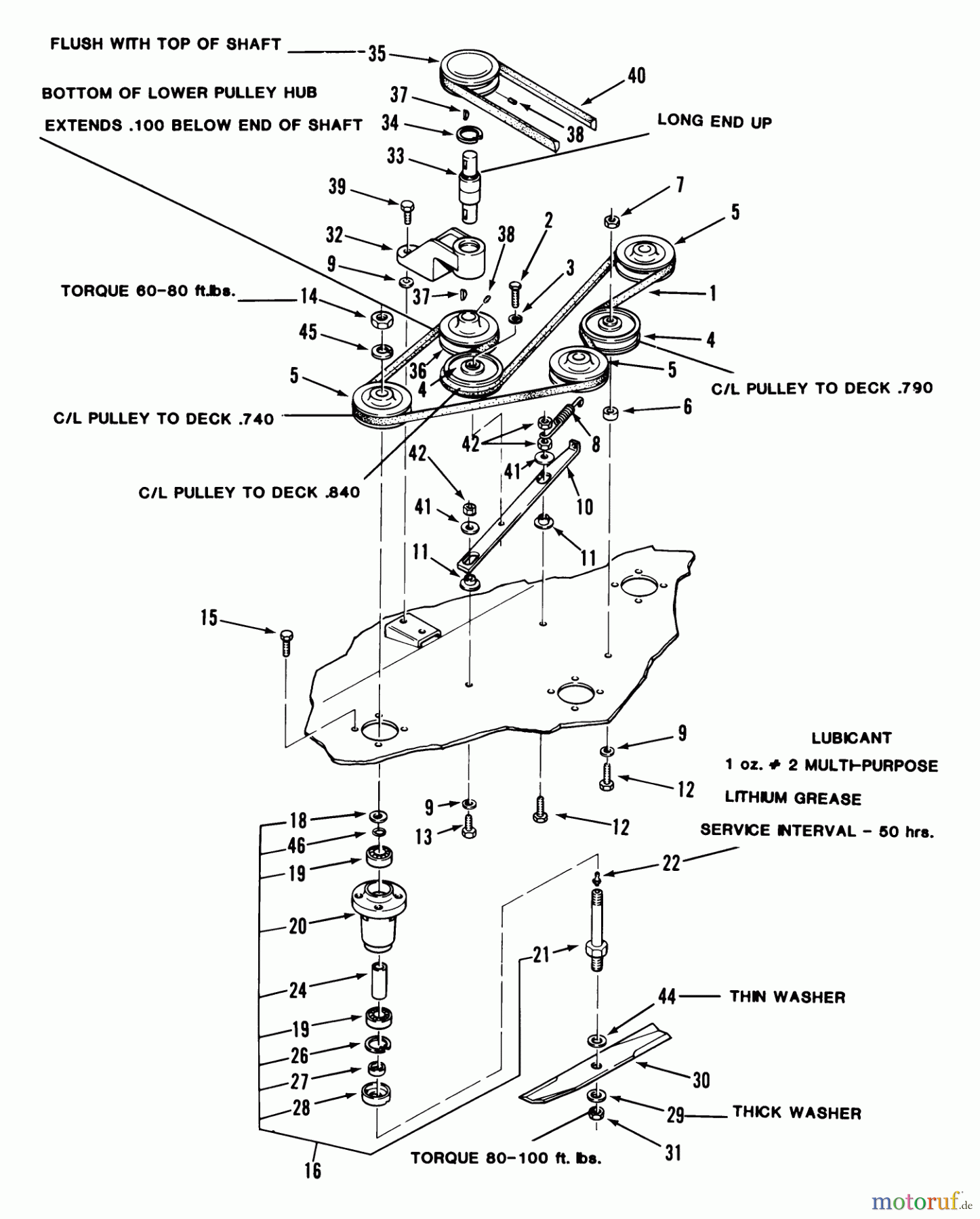  Toro Neu Mowers, Deck Assembly Only 05-42XR06 - Toro 42
