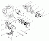 Toro 51920 - 15" Gas Trimmer, 1996 (69000001-69999999) Ersatzteile CLUTCH, STARTER MODULE & FUEL TANK ASSEMBLIES
