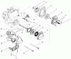 Toro 51921 - 15" Gas Trimmer, 1997 (79000001-79999999) Ersatzteile CLUTCH, STARTER MODULE & FUEL TANK ASSEMBLIES