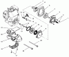 Toro 51926 - 16" Gas Trimmer, 1996 (69000001-69999999) Ersatzteile CLUTCH, STARTER MODULE & FUEL TANK ASSEMBLIES