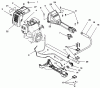 Toro 51926 - 16" Gas Trimmer, 1996 (69000001-69999999) Ersatzteile HANDLE & UPPER BOOM ASSEMBLY