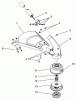 Toro 51926 - 16" Gas Trimmer, 1996 (69000001-69999999) Ersatzteile LOWER BOOM & CUTTING HEAD ASSEMBLY