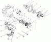 Toro 51927 - 16" Gas Trimmer, 1997 (79000001-79999999) Ersatzteile CLUTCH, STARTER MODULE & FUEL TANK ASSEMBLIES