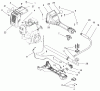 Toro 51927 - 16" Gas Trimmer, 1997 (79000001-79999999) Ersatzteile HANDLE AND UPPER BOOM ASSEMBLY